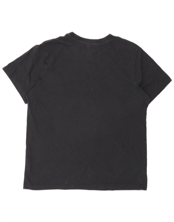 Nike grafisk T-shirt top til mænd, stor sort bomuld