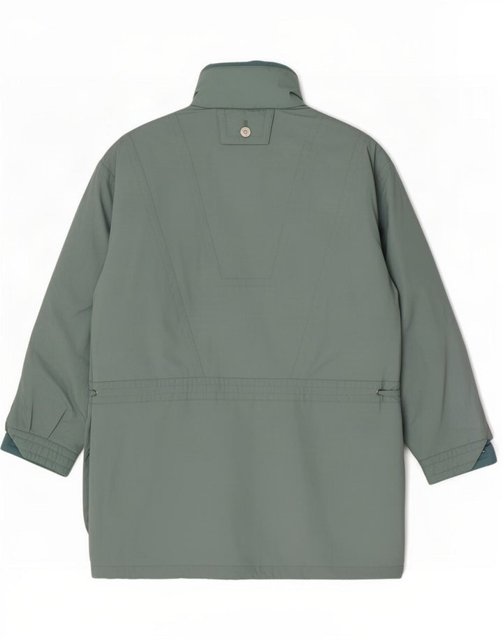 Scherer Womens Oversized Polstret Frakke UK 12 Medium Green Polyester