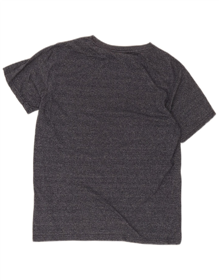 Ellesse Herre Grafisk T-Shirt Top Medium Grey Flecked Bomuld