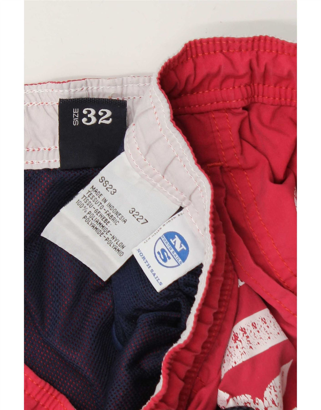 North Sails Herre grafiske badeshorts Medium Pink Polyamid