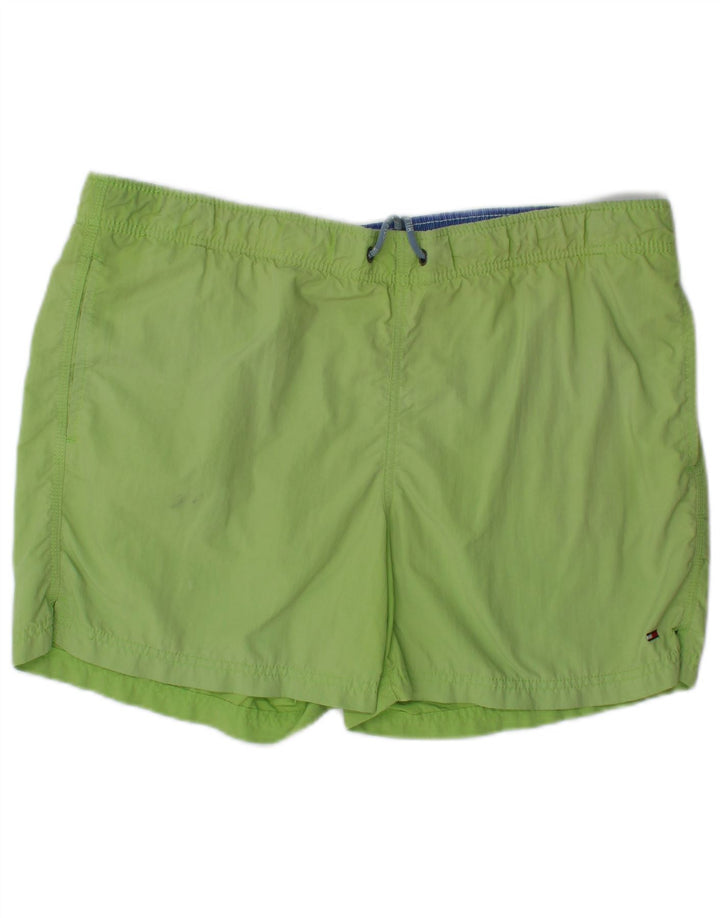 Tommy Hilfiger Badeshorts til mænd mellemgrøn polyester