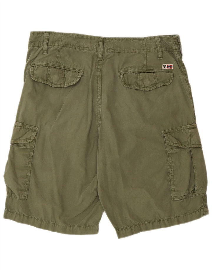 Napapijri Herre Cargo Shorts W31 Medium Green Bomuld