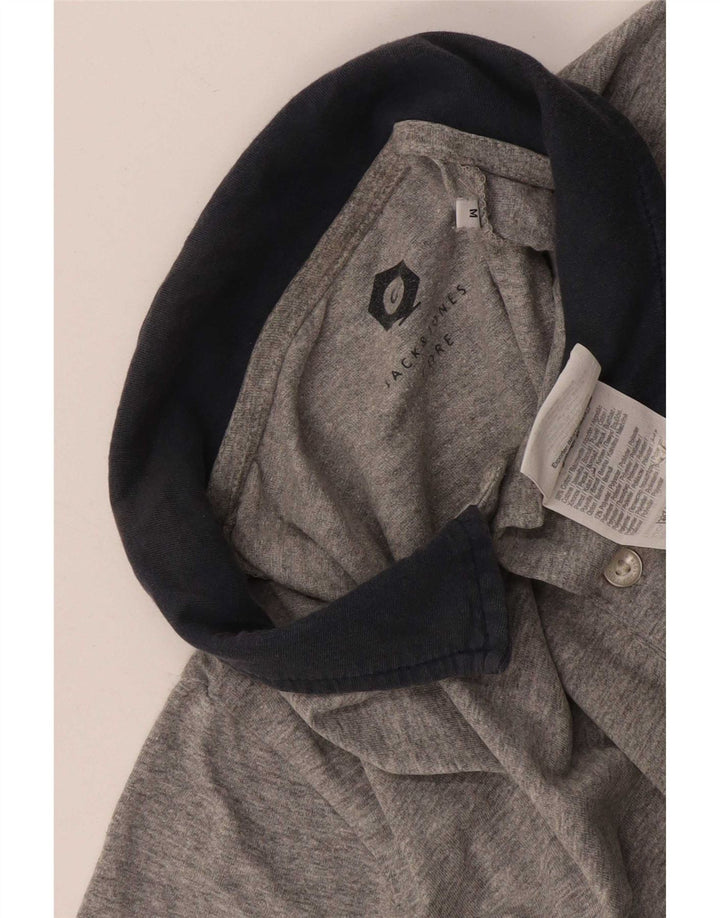 Jack & Jones herre poloshirt mellemgrå Colourblock Bomuld