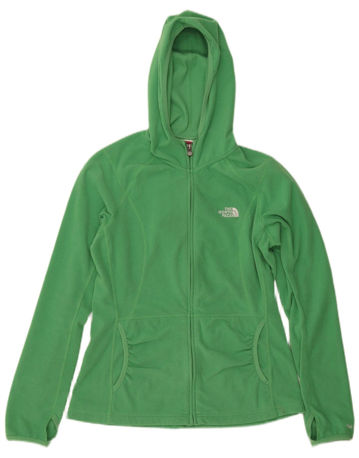 The North Face Fleecejakke med hætte til kvinder UK 14 Medium Green Polyester