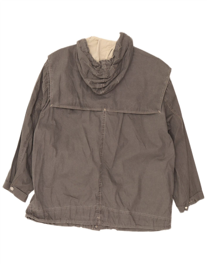 Vintage herre hætte vindjakke UK 38 Medium Grey