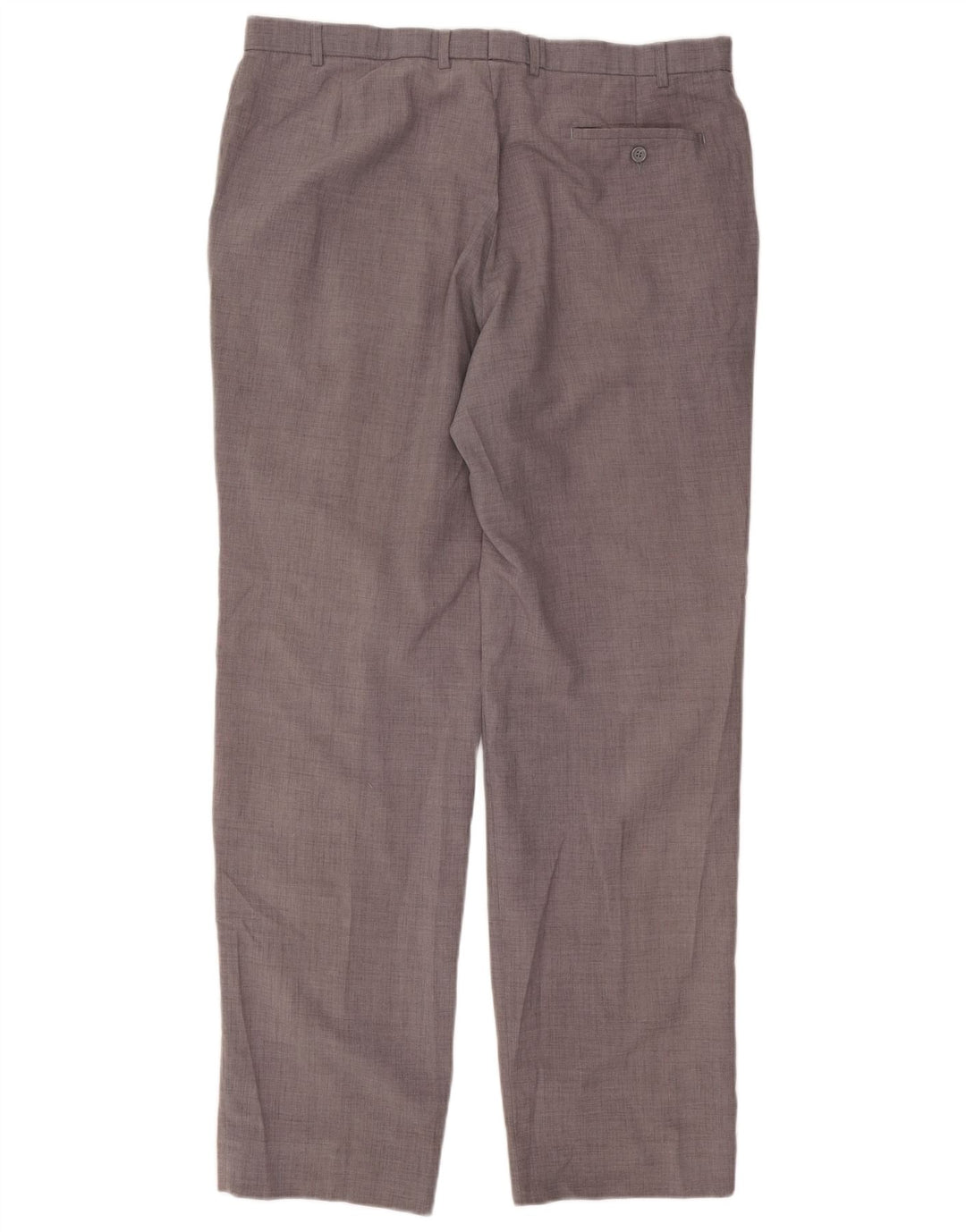 Marks & Spencer Straight Suit Bukser til mænd W40 L35 Grå polyester