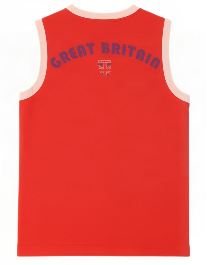 Puma Herre Grafisk Vest Top Medium Rød Colourblock