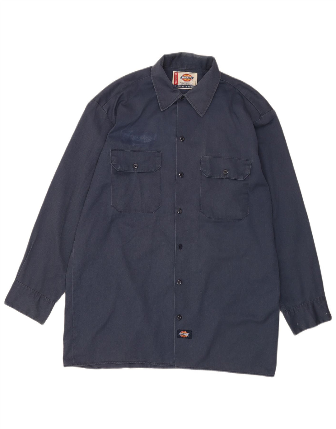 Dickies Herreskjorte Medium Navy Blue Polyester