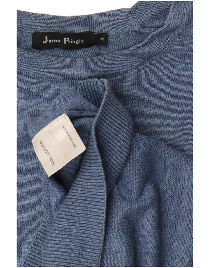 JAMES PRINGLE Herre Relaxed Fit Jumper Sweater med rund hals Medium blå bomuld