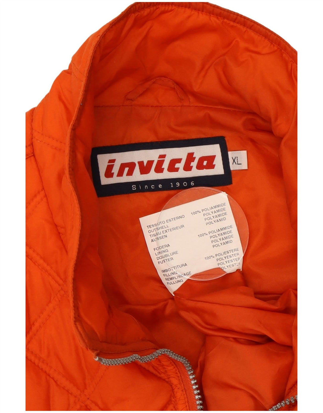 Invicta Herre Quiltet Gilet UK 42 XL Orange Polyamid