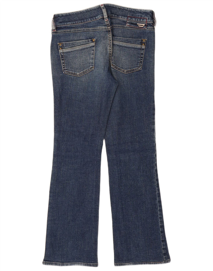 Diesel Dame Bootcut Jeans W30 L29 Blå Bomuld