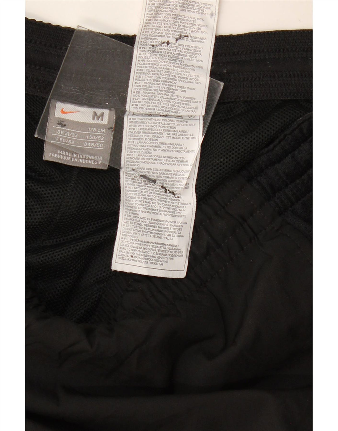 NIKE træningsdragt til mænd Joggers Medium Sort Colourblock Polyester