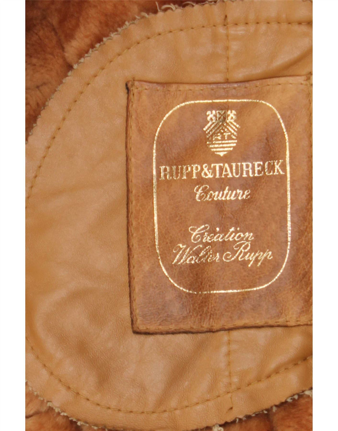 Rupp & Taureck Couture Shearling-jakke til kvinder UK 14 Medium Brun