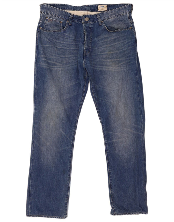 G-Star Herre Slim Jeans W38 L32 Blå Bomuld