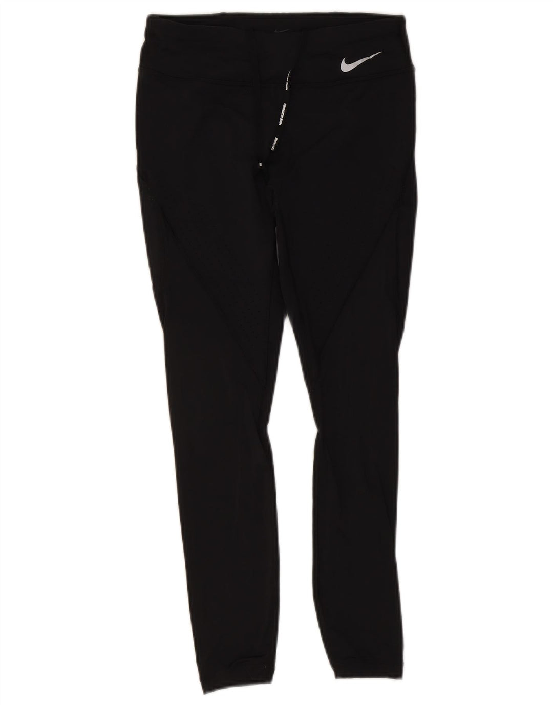 Nike Dame Dri Fit Leggings UK 8 Small Black Nylon