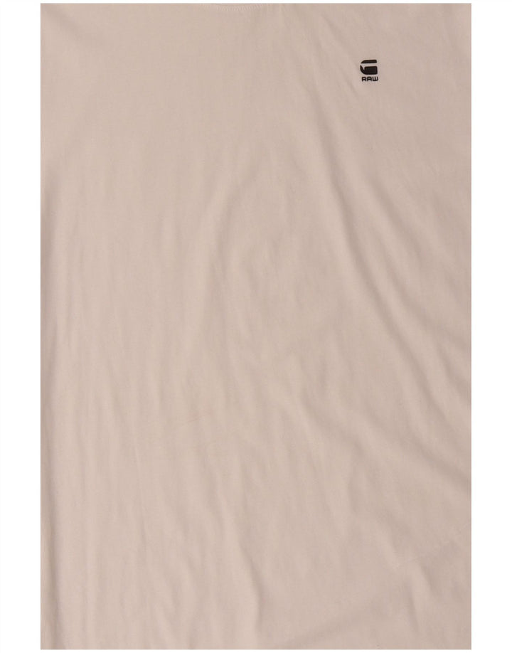 G-STAR Herre T-Shirt Top Stor Hvid Bomuld