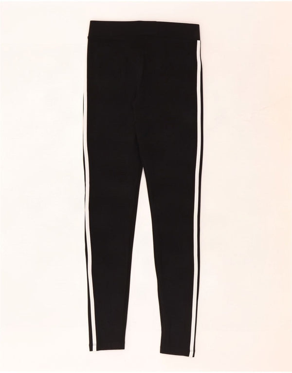 Adidas Dame Leggings UK 8 Small Black Bomuld