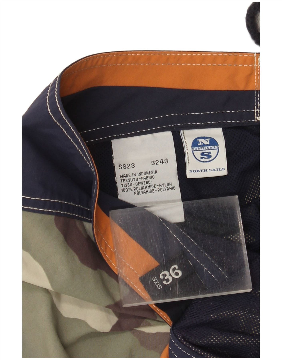 North Sails Herre badeshorts Stor Khaki Camouflage Polyamid