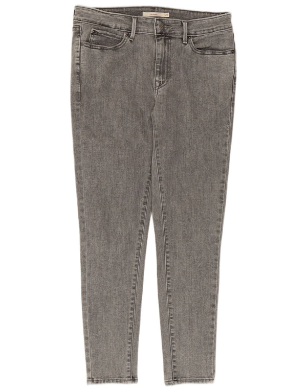 Levi's Dame 711 Skinny Jeans W29 L28 Grå Bomuld