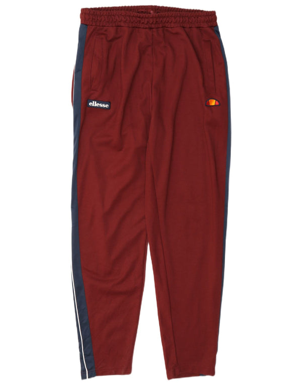 Ellesse Herre træningsdragt Bukser Large Burgundy Colourblock Bomuld