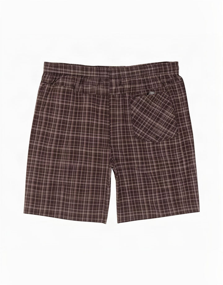 Adidas Badeshorts til mænd XL sort ternet polyester