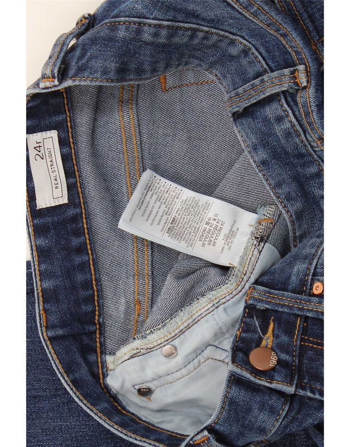 Gap lige damejeans W24 L31 blå bomuld