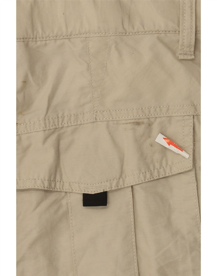 Marks & Spencer Herre Regular Cargo Bukser W38 L33 Beige Bomuld