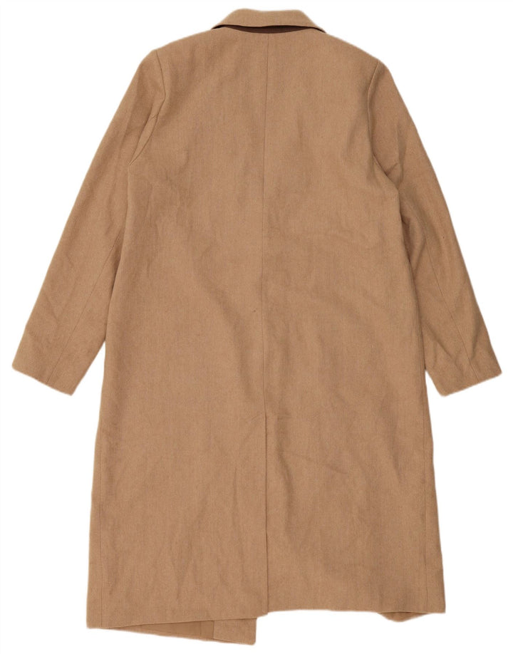 Marks & Spencer Dameoverfrakke UK 16 Large Beige Sildebenspolyester