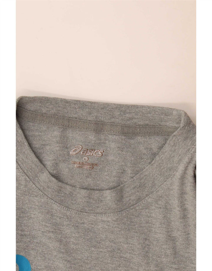 Asics Herre Grafisk T-Shirt Top Stor Grå Flecked
