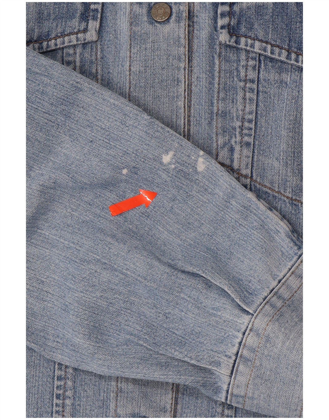 CASUCCI Dame Denim Shirt UK 18 XL Blå Bomuld