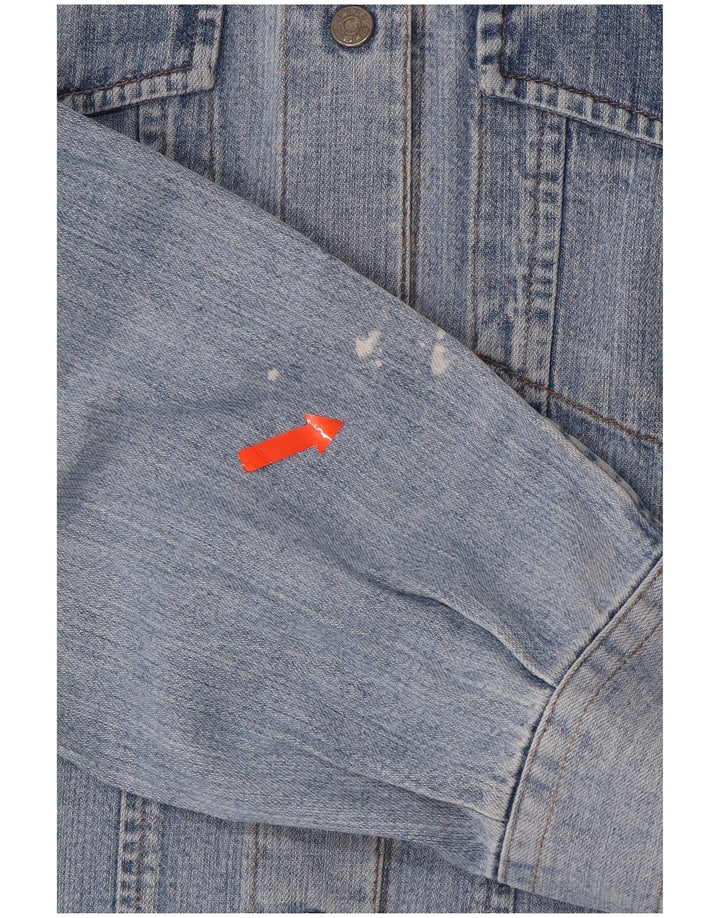 CASUCCI Dame Denim Shirt UK 18 XL Blå Bomuld