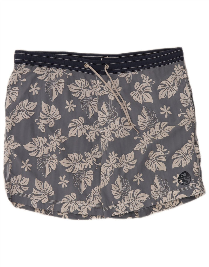 North Sails Herre badeshorts Store Grå Blomster Nylon