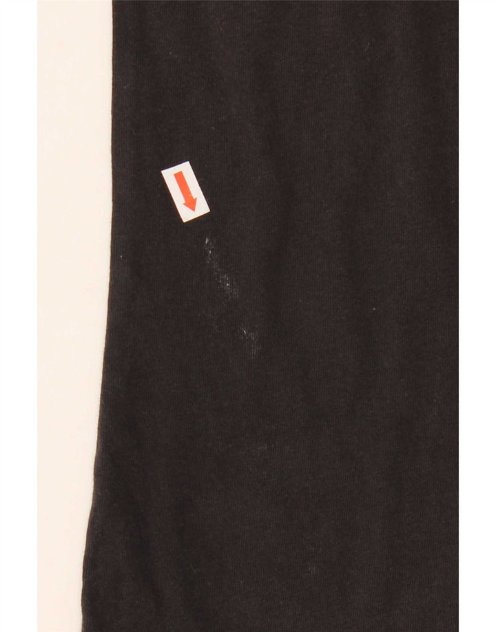 Adidas Herre T-Shirt Top Stor Sort Bomuld