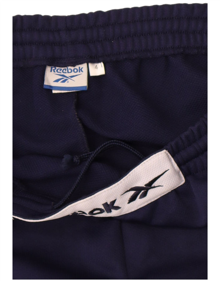 Reebok Herre grafisk træningsdragt Bukser Large Navy Blue Polyester