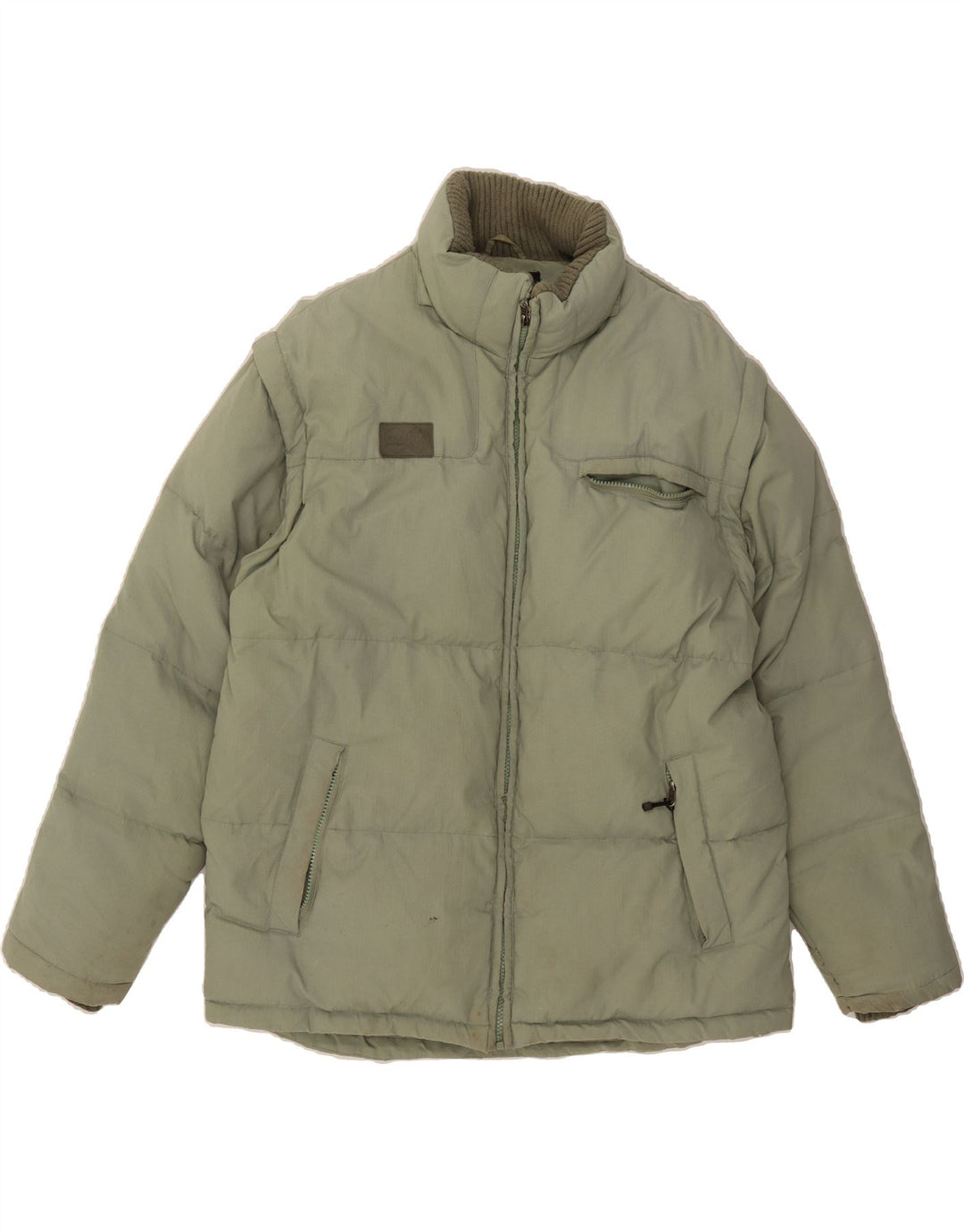 FILA Mens Padded Jacket UK 38 Medium Green Vintage Fila and Second-Hand Fila from Messina Hembry 