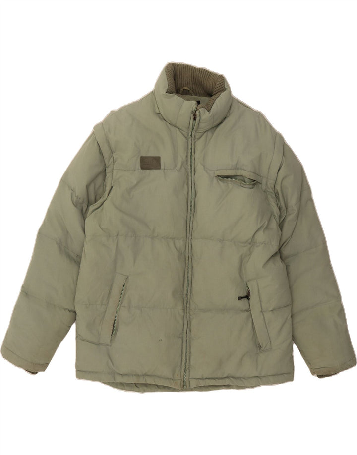 FILA Mens Padded Jacket UK 38 Medium Green Vintage Fila and Second-Hand Fila from Messina Hembry 
