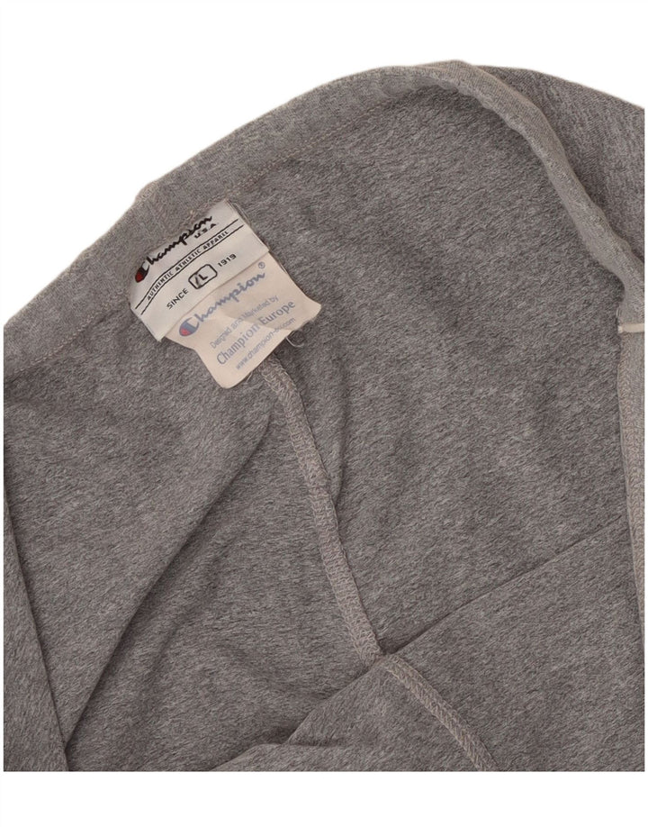 Champion Womens træningsdragt Bukser UK 16 Large Grå Flecked Polyamid