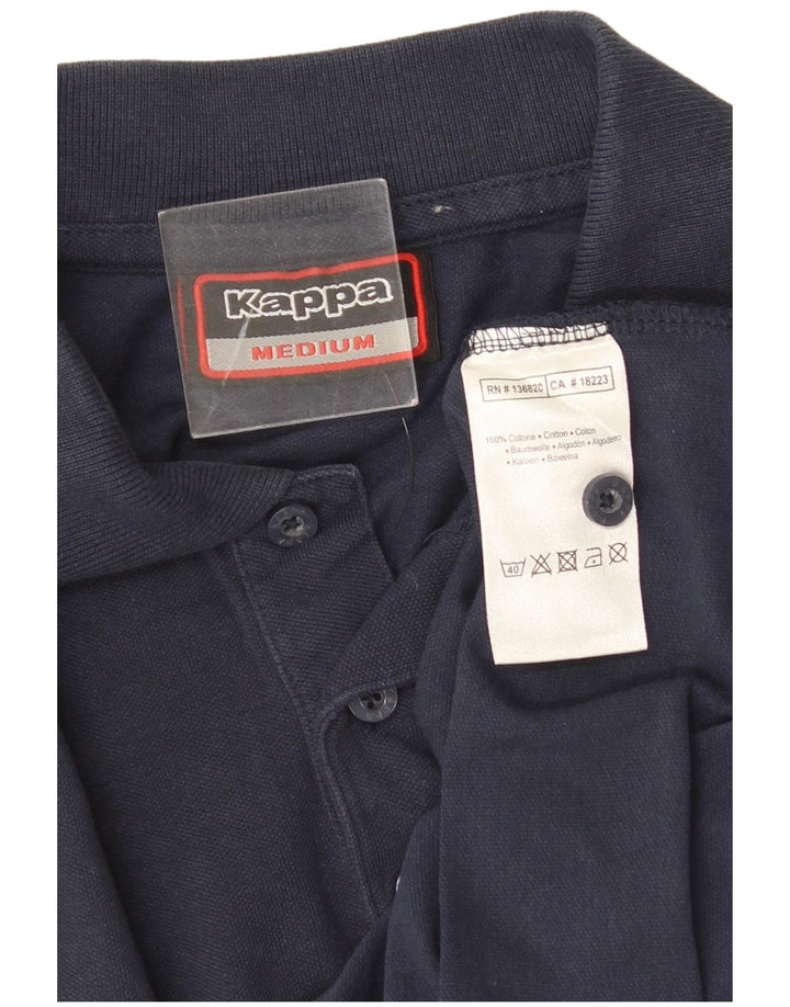 KAPPA Poloshirt til mænd Medium marineblå bomuld