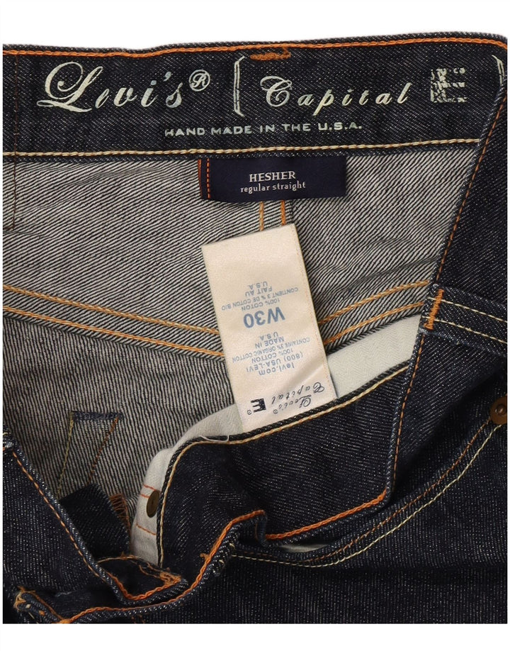 Levi's lige jeans til kvinder W30 L31 Marineblå bomuld