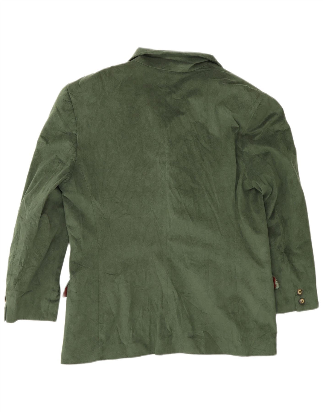 VINTAGE Womens 2 Button Blazer Jacket IT 48 XL Green