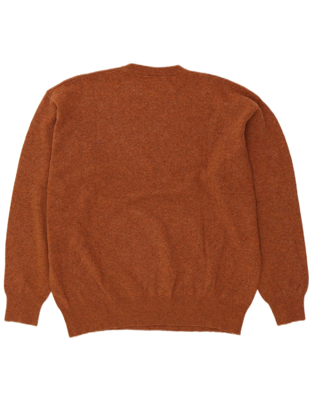 LACOSTE Herre sweater med rund hals str. 6 XL Brun uld