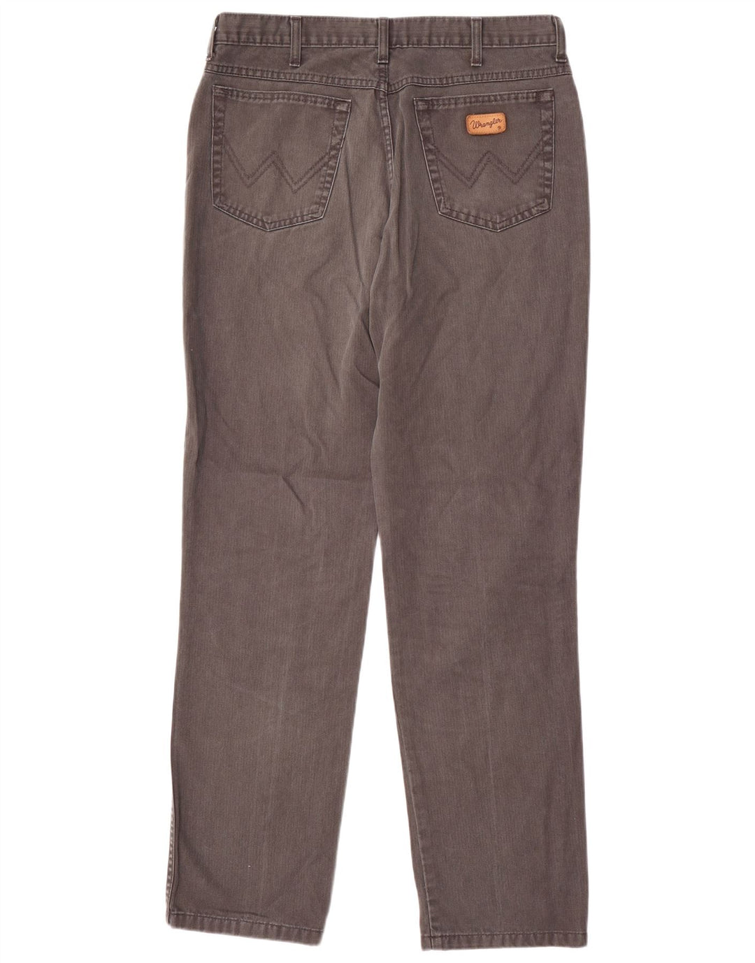 Wrangler Herre Ohio Straight Jeans W34 L32 Grå Bomuld