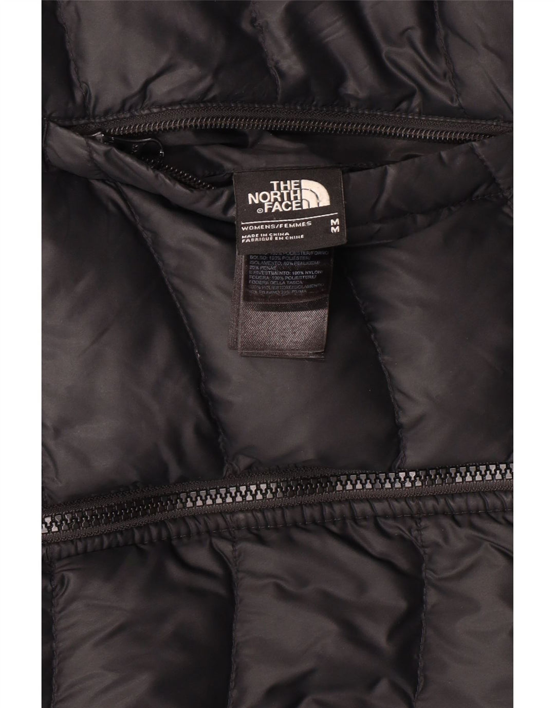 The North Face Womens Vendbar Polstret Frakke UK 12 Medium Sort Nylon