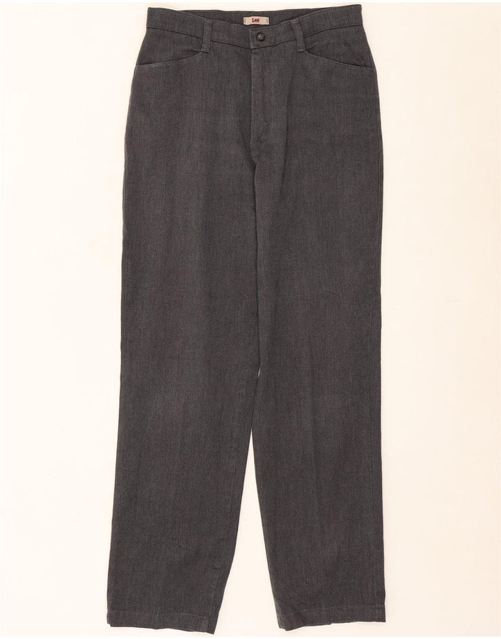 LEE Womens High Waist Casual Trousers W30 L30 Grey Vintage Lee and Second-Hand Lee from Messina Hembry 
