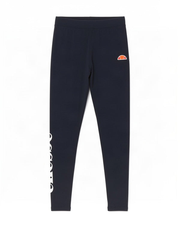 Ellesse Womens Grafiske Leggings UK 10 Small Navy Blue Bomuld
