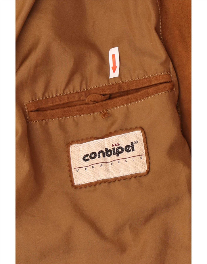 Conbipel Herre Ruskind Bomber Jacket UK 42 XL Beige