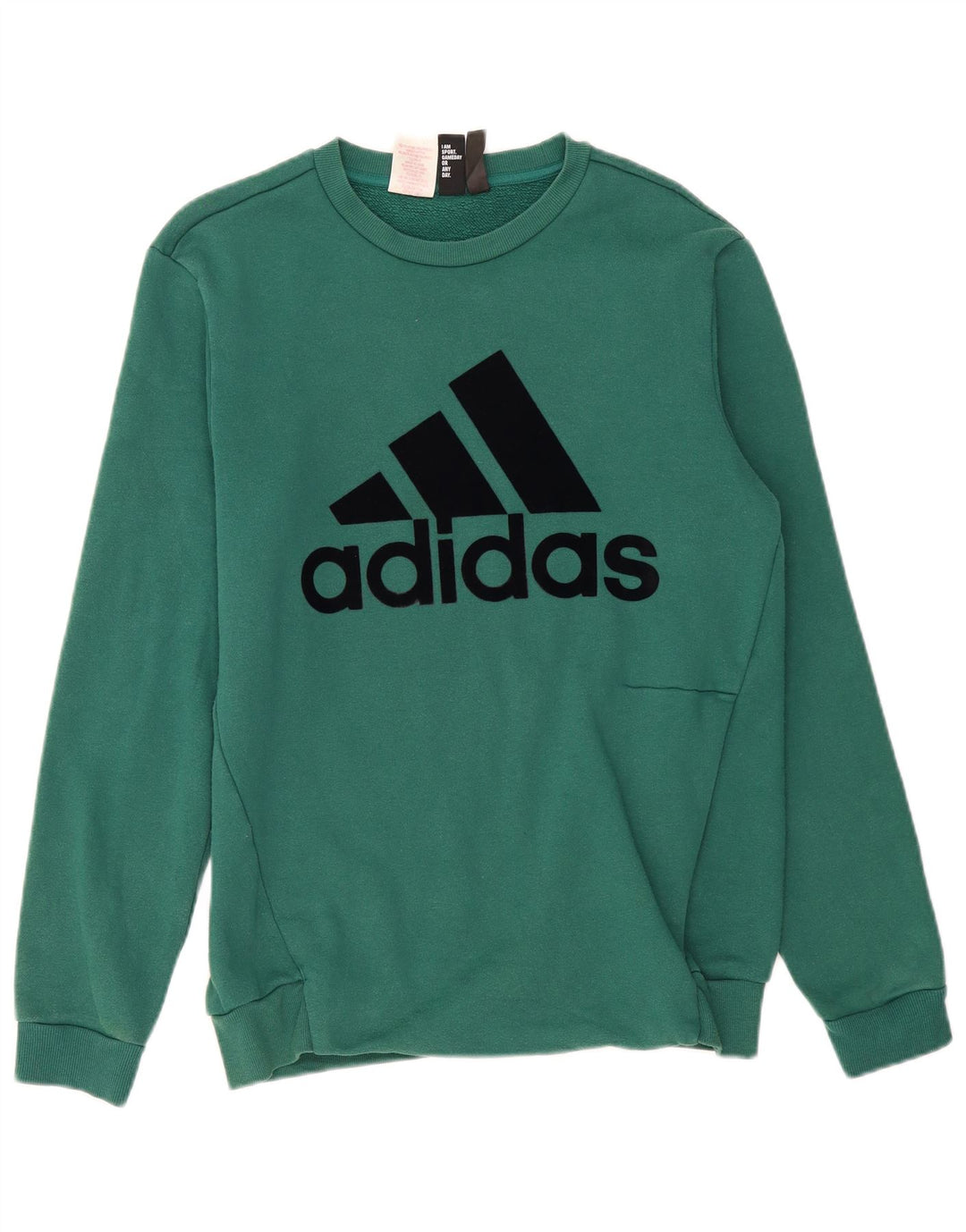 Adidas Boys Sweatshirt Jumper 15-16 år Grøn Bomuld