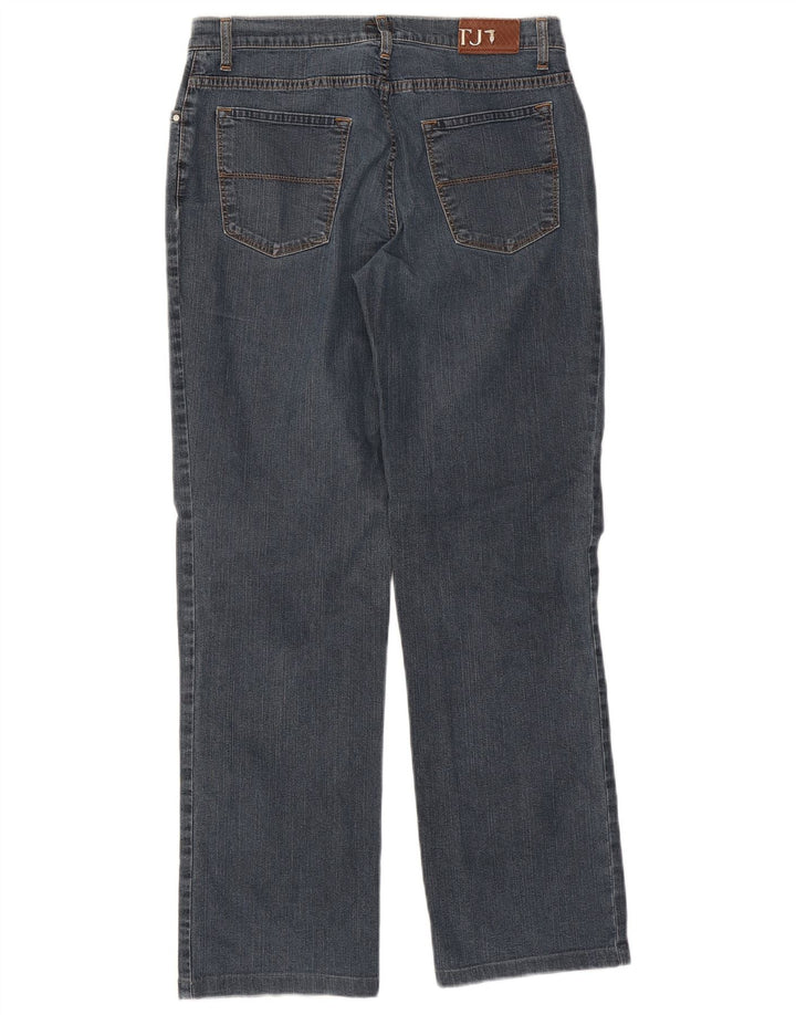 Trussardi lige jeans til kvinder W31 L29 marineblå bomuld