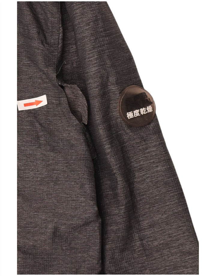 Superdry Regnjakke til kvinder UK 14 Medium Grey Nylon