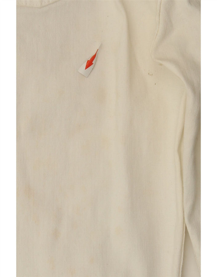 Tommy Hilfiger Dame Flared Jeans W32 L30 Off White Bomuld